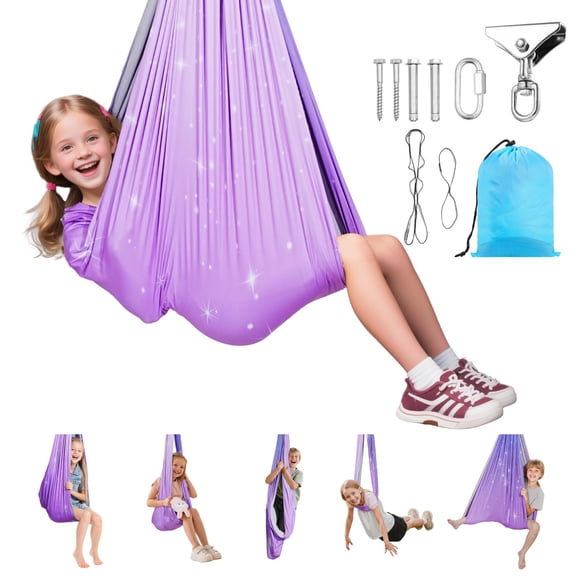 Columpio sensorial VEVOR de tela de doble capa, capacidad de 136 kg