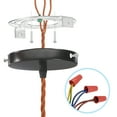 thumbnail image 4 of Kit de Soporte de Montaje Universal para Fijación de Luz Uxcell de 105mm (4.1"), Placa de Techo Redonda con Tornillo para Luz de Pared, Luz de Techo, Pantalla de Araña, 4 of 7
