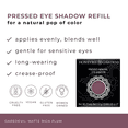 thumbnail image 3 of Honeybee Gardens Pressed Powder Eye Shadow Single REFILL, Daredevil,  matte rich plum, 3 of 7