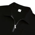 thumbnail image 4 of Men Polo Shirts Summer Chest Pocket Zipper Lapel Short Sleeve Comfortable Top Shirts for Men, 4 of 9