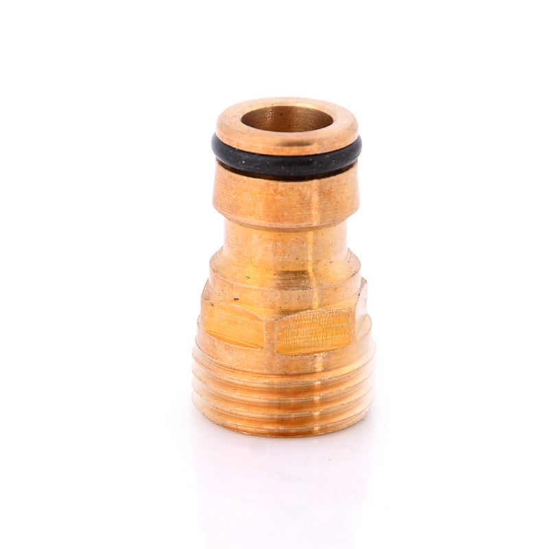 1/2" Threaded Brass Tap Adaptor Garden Water Hose Quick Pipes Connector Fittings 