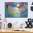 thumbnail image 6 of Luxe Metal Art 'To Sir with Love' by Porter Hastings, 16"x12", 6 of 9