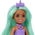 thumbnail image 3 of Cabello verde Chelsea de Chelsea inspirado en Barbie Unicornio, Gamedepot USA, 3 of 5