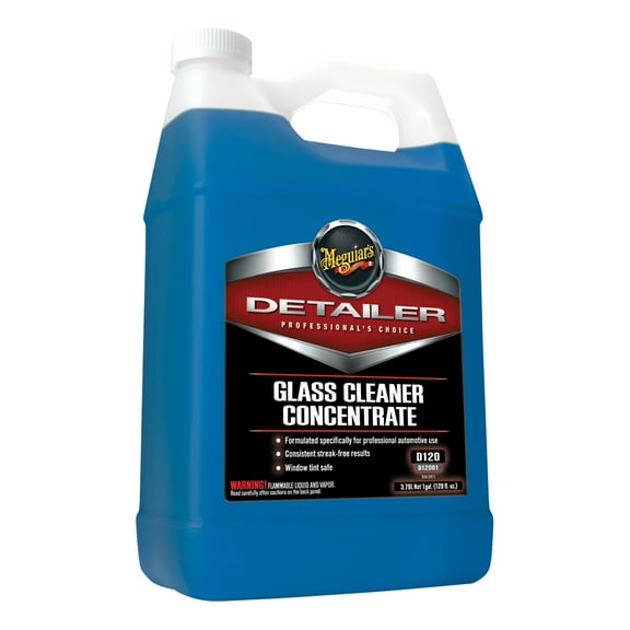 Meguiar's D12001 Liquid Auto Car Glass Window Cleaner Concentrate, 1 Gallon
