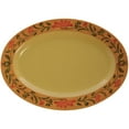 thumbnail image 2 of G. E. T. Venetian Oval Yellow Melamine Platter - 21"L x 15"W x 1 1/2"H #OP-621-VN, 2 of 2