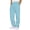Light Blue, variant on Men Sweatpants Jogging Pants Men Drawstring Pocket Trousers Elastic High Waisted Solid Casual Sport Trousers Loose Outdoor Fall Winter Pants Light Blue