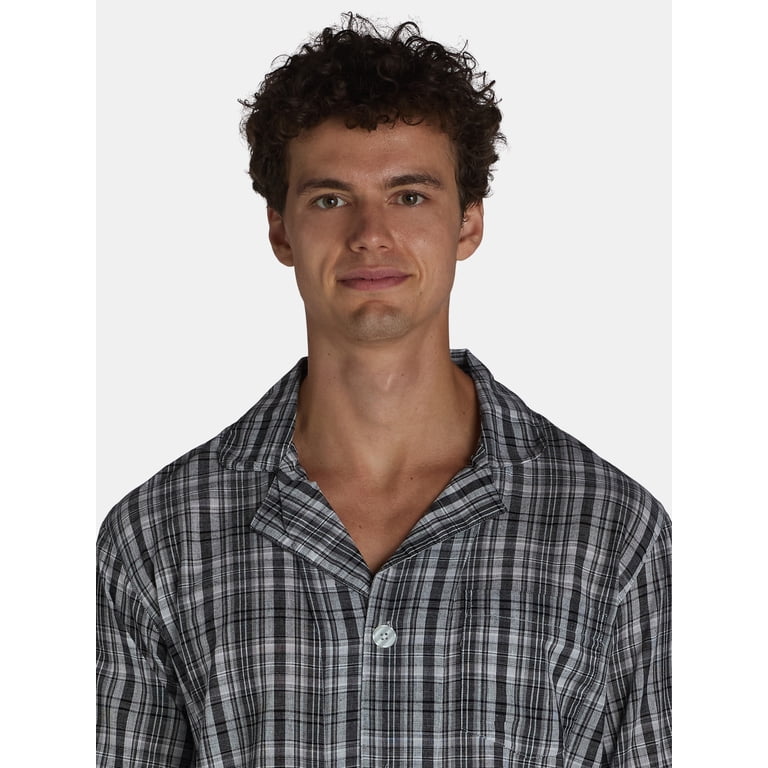Fruit of the Loom Men's Long-Sleeve Cotton Pajama Set photo 3
