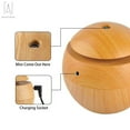 thumbnail image 3 of Gustave 130ml LED Cool Mist Humidifier Aromatherapy Essential Oil Diffuser Color Change Ultrasonic Wood Grain for Office Home Bedroom Car, 3 of 10
