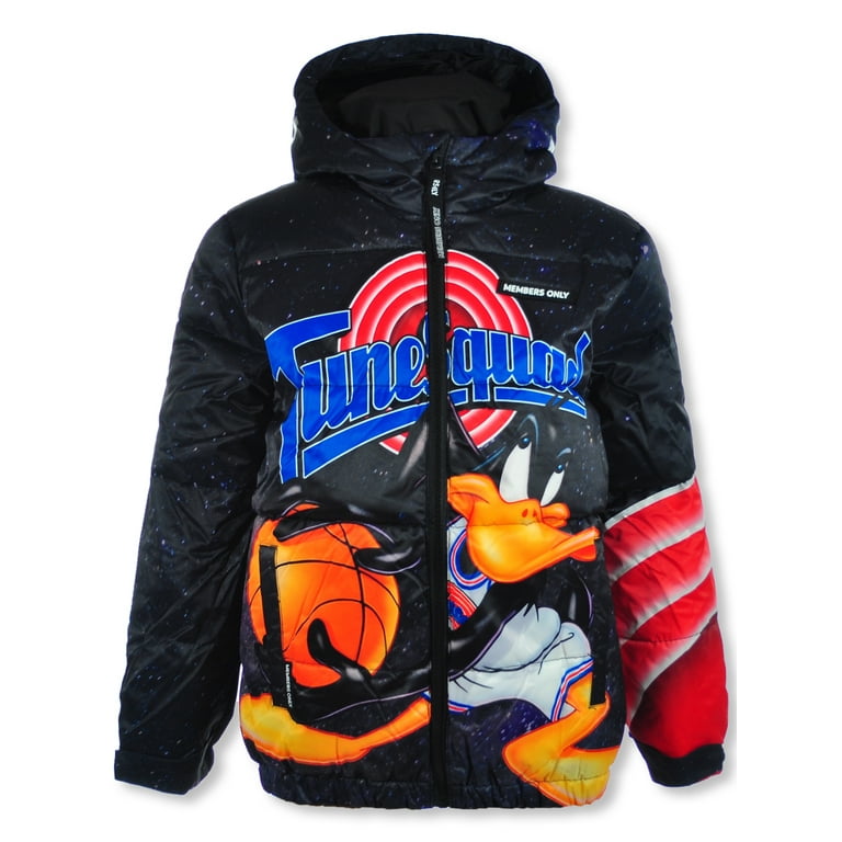 Members Only Looney Tunes Boys' Tune Squad Jacket - black Members Only Looney Tunes Boys' Tune Squad Jacket - black