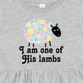 thumbnail image 4 of Inktastic Religious Lamb Christian Childs Girls Baby Dress, 4 of 5