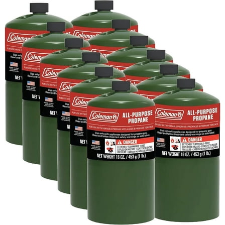 Propane Cylinders - 16 Oz (12 Pack)