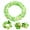 Green, variant on rygai 4Pcs/Set Thickening Vibrant Color 80Pcs Flower Hawaiian Garland Hawaiian Flowers Necklace Headband Bracelets Lei Party Supplies,Red Orange 4pcs