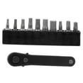 thumbnail image 4 of Mobutofu Ratchet Driver Set 11Pcs Black Multifunctional Bidirectional Wrench Tools, 4 of 8
