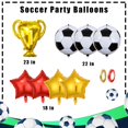 thumbnail image 2 of Trofeo Party Balloons OIWLCI 4D del campeonato de fútbol rojo y amarillo, 2 of 7