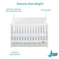 Dream On Me Cape Cod 5in1 Convertible Crib, White