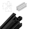 thumbnail image 2 of 4pcs 1250mm V Slot 2020 Aluminum Extrusion European Standard Anodized Linear Rail for 3D Printer Parts and CNC DIY (Black), 2 of 5