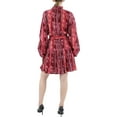 thumbnail image 2 of Lauren Ralph Lauren Womens Mini Tie Neck Fit & Flare Dress, 2 of 2