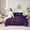 Purple Gold, variant on Homewish Kawaii Bee Queen Bedding Comforter Set 7pcs, Bohemian Damask Queen Bedding Sets, Western Vintage Fashion Reversible Queen Sheet Sets, Super Cozy Room Decor