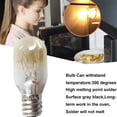 thumbnail image 4 of Paquete de 2, E14 T25 25W 120V Bombilla para horno Bombilla resistente al calor - Bombillas para microondas E14 120V Resistente al calor, 4 of 5