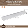 thumbnail image 2 of QinaQin 1 Inch Door Threshold Ramp, Aluminum Entry Ramp with 800Lbs Capacity and Non-Slip Surface for Wheelchairs, 2 of 6