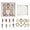 White, variant on ANXPTIME Personalize DIY Photo Memory Display Case DIY Mini Museums Silhouettes Box