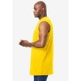 thumbnail image 3 of KingSize Men's Big & Tall Shrink-Less Longer-Length Lightweight Muscle Pocket Tee, 3 of 6