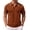 Caramel, variant on COOFANDY Men Knitting Polo Shirts Crochet Short Sleeve Polo Sweater Waffle Textured Collared Summer Shirts