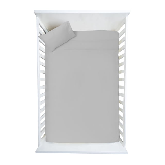 Juego de sábanas CHIQUI MUNDO CUNA Gris ultrasoft