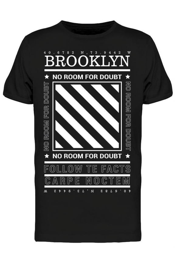Brooklyn: No Room For Doubt T-Shirt Men -Image by Shutterstock, Male Medium