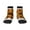 3 Black, variant on Sunflower Gnomes and Bees Pattern Quarter Crew Socks,Toe Seamed Ankle Socks,Cotton Cushioned Breathable Athletic Crew Sports Socks