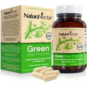 NaturaNectar Green Propolis - Nootropic, wIth Health-Promoting Polyphenols Like Artepillin-C, 60 Capsules