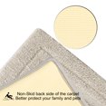 thumbnail image 3 of PiccoCasa Memory Cotton Bath Kitchen  Bathroom  Mat Pad Carpet Rug Doormat 2 in 1 Khaki, 3 of 9