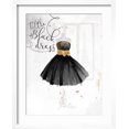 thumbnail image 2 of Art.com Little Black Gold Dress Art Print by OnRei, White Frame Wall Art, 17" x 21", 2 of 5