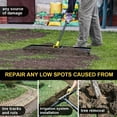 thumbnail image 5 of Colwelt Lawn Leveling Rake 31''×10'', Hefty Lawn Leveler Rake for Grass Soil, Leveling Rake for Lawn with 72'' Ergonomic Curved End Grip Long Handle, Levelawn Tool Leveling Soil, 5 of 9