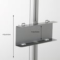 thumbnail image 4 of M&T Displays Floor Stand Universal Holder Bracket for Healthcare Product Box, Medical Face Mask, Disposable Glove, Wipe, Facial Tissue, 4 of 6