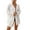 Blanc, variante sur Bsubseach Blouse pour Femmes Hauts de Maillot de Bain Couvre-Maillot Robes Boutonnées Bikini Maillot de Bain