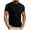 mens shirts-Black, variant on Homenesgenics Mens Shirts Men Tops T Shirts for Man Man Solid-Color Casual Elastic Sports Short Sleeve Round-Neck Top Blue XL