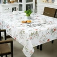 thumbnail image 5 of Floral Tablecloth, Wild Flower Table Cloth, Spring Summer Waterproof Wrinkle Free Tablecloth for Outdoor, Picnic, Camping, Party, Kitchen, Dining Room, Rectangle 60 x 120 inch, 5 of 5