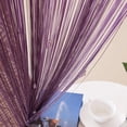 thumbnail image 2 of Cortinas Hilo Destellos Cuerda 100x200cm, Noble Violeta Cortinas Gotas Linterna Cuerda Elegancia para Estudio Ventana Pared Puerta Boda Fiesta, 2 of 5