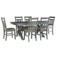 thumbnail image 2 of Powell Correll 7-Piece Dining Set, Weathered Gray Finish with Tan Fabric, 2 of 6