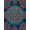Blue, Pattern 2, variant on ODIKA 4' x 6' Machine Washable Non-Slip Area Rug, bohemian geometric High Traffic Rug, Blue, 1163519