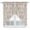Khaki, variant on Swag Valance Curtains for Windows, Farmhouse Brown Light Filtering Kitchen Curtains with Rod Pocket, Vintage Flower Leaf Botanical Plant Window Treatment Valances for Living Room, 28x36 - 2 PCS