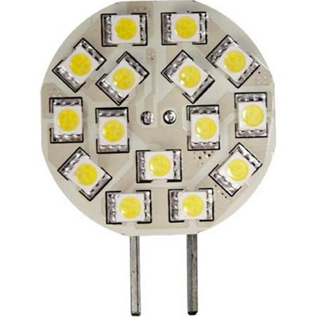 

Dabmar Lighting DL-LED-G4P-3.0-30K Bi-Pin Large Plate 15 LED Lamps - 3.0W 12V White - 2.10 x 1.73 x 0.44 in.