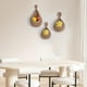 thumbnail image 5 of 3pc Wall Vegetable Storage Fruit Basket Birdhouse Wall Hanging Teardrop Mesh Pocket Hand-Woven Wall Hanging, 5 of 9