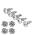 thumbnail image 4 of Tornillo Autoperforante, Tornillos De Cabeza Redonda 200PCS Rosca Estándar Fácil De Apretar Para Fijación Industrial Para Manualidades De Bricolaje ANGGREK Otros, 4 of 8
