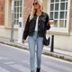 thumbnail image 3 of Chaqueta Casual De Mezclilla Con Cuentas Para Mujer, 3 of 8