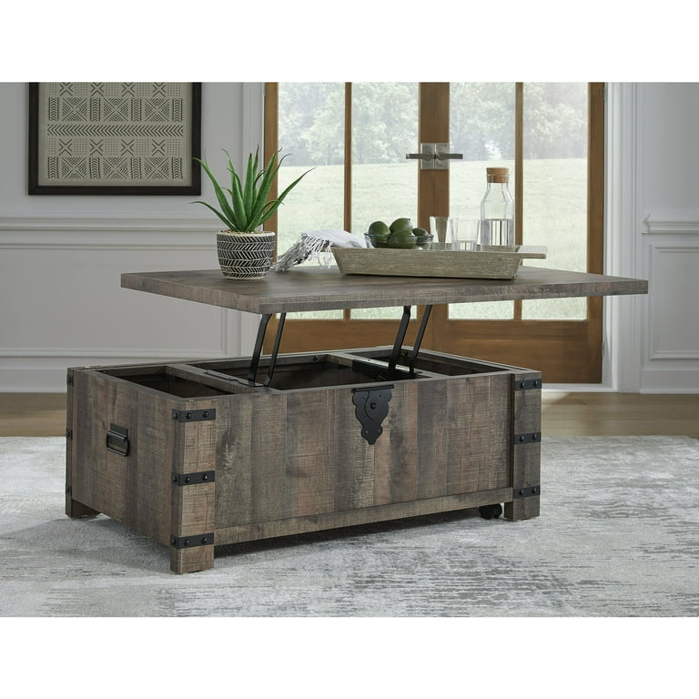Hollum Coffee Table - Rustic Brown Hollum Coffee Table - Rustic Brown