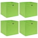 thumbnail image 1 of Cajas de almacenamiento VidaXL plegables de tela no tejida verde x4, 1 of 7