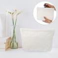 thumbnail image 7 of Unique Bargains Flower Cosmetic Bags Zipper Floral Makeup Bags Women's Makeup Bag Suitable for Coin Lipsticks White, 7 of 7