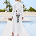 thumbnail image 2 of Amazigh Berber kabyle Symbole Long Sleeved Shirt Dress dresses with long sleeves elegant party dresses for women, 2 of 6